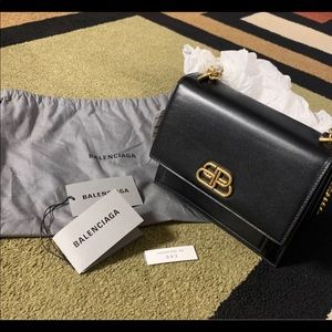 Balenciaga Small Sharp Shoulder Bag